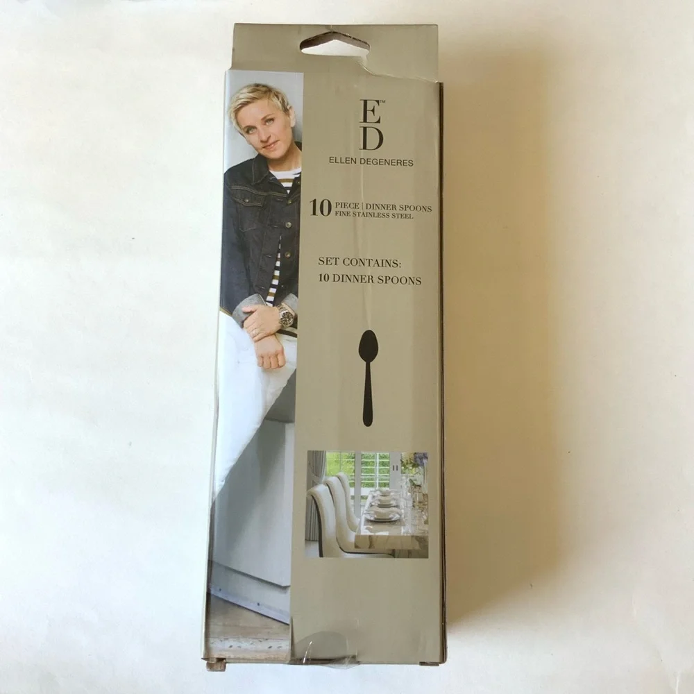 Ellen Degeneres 10 Piece Dinner Spoon